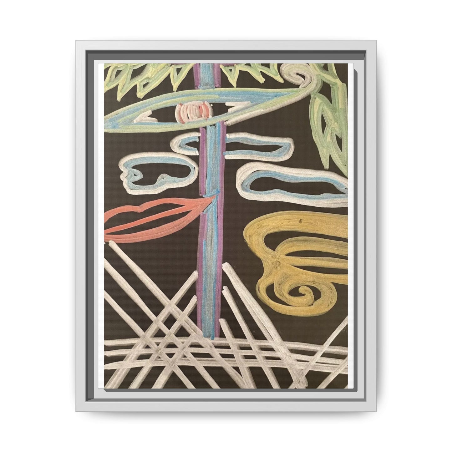 Clearest View - Framed Matte Canvas Art