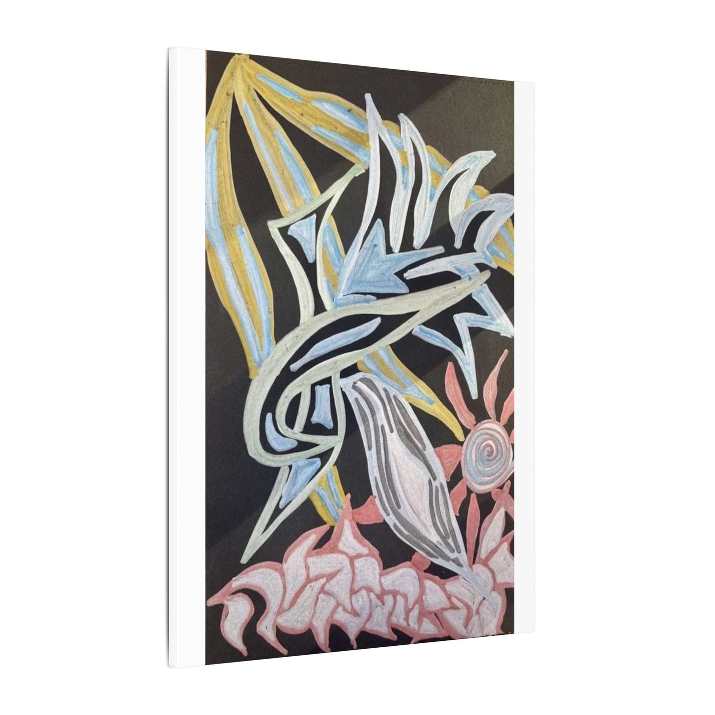 Lacerating Light — Matte Canvas Art — Modern Stretched Wall Decor