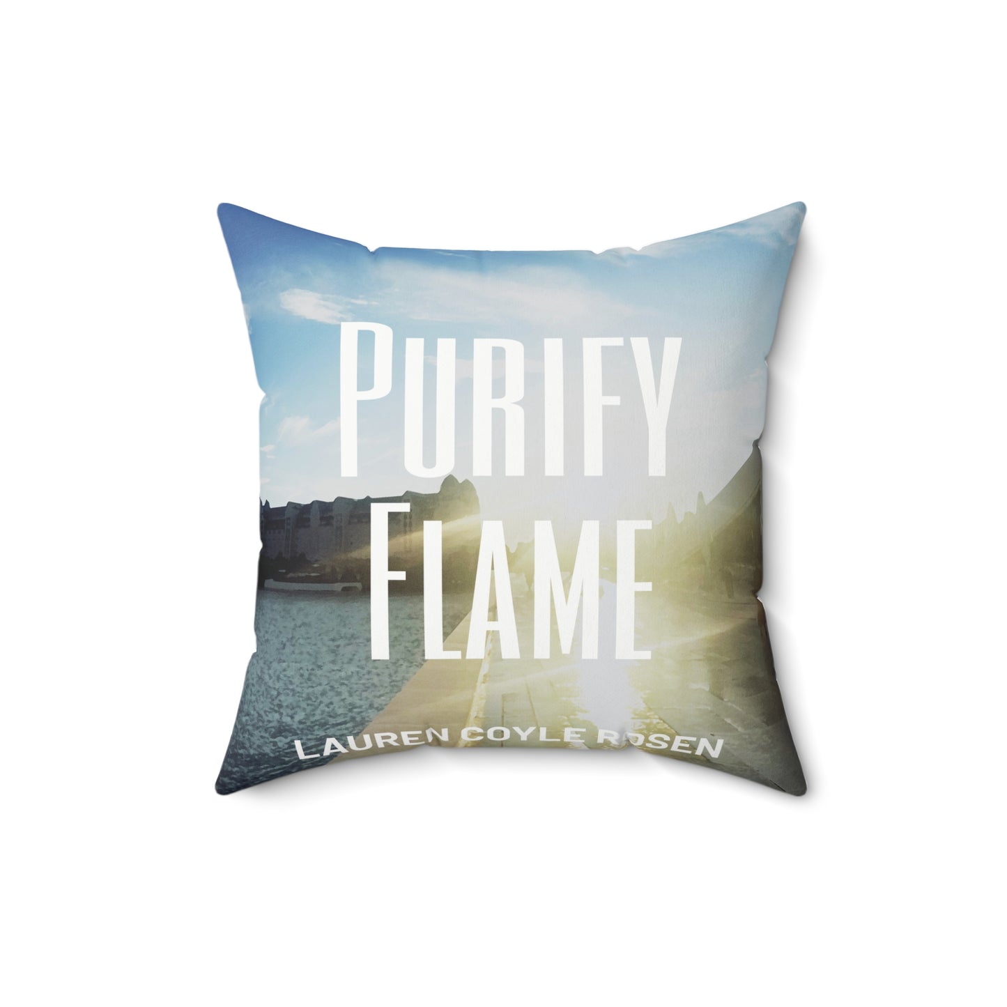 Purify Flame Square Pillow
