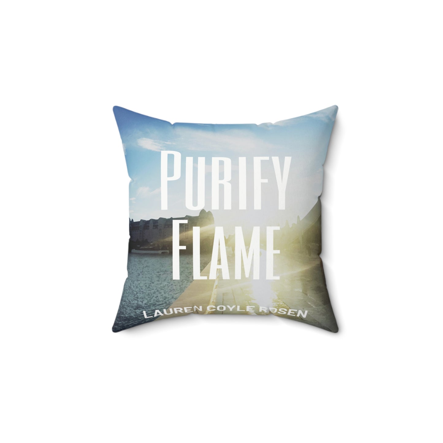 Purify Flame Square Pillow