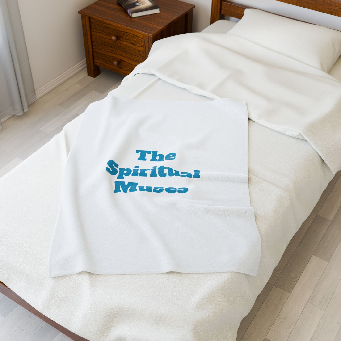 The Spiritual Muses Velveteen Plush Blanket