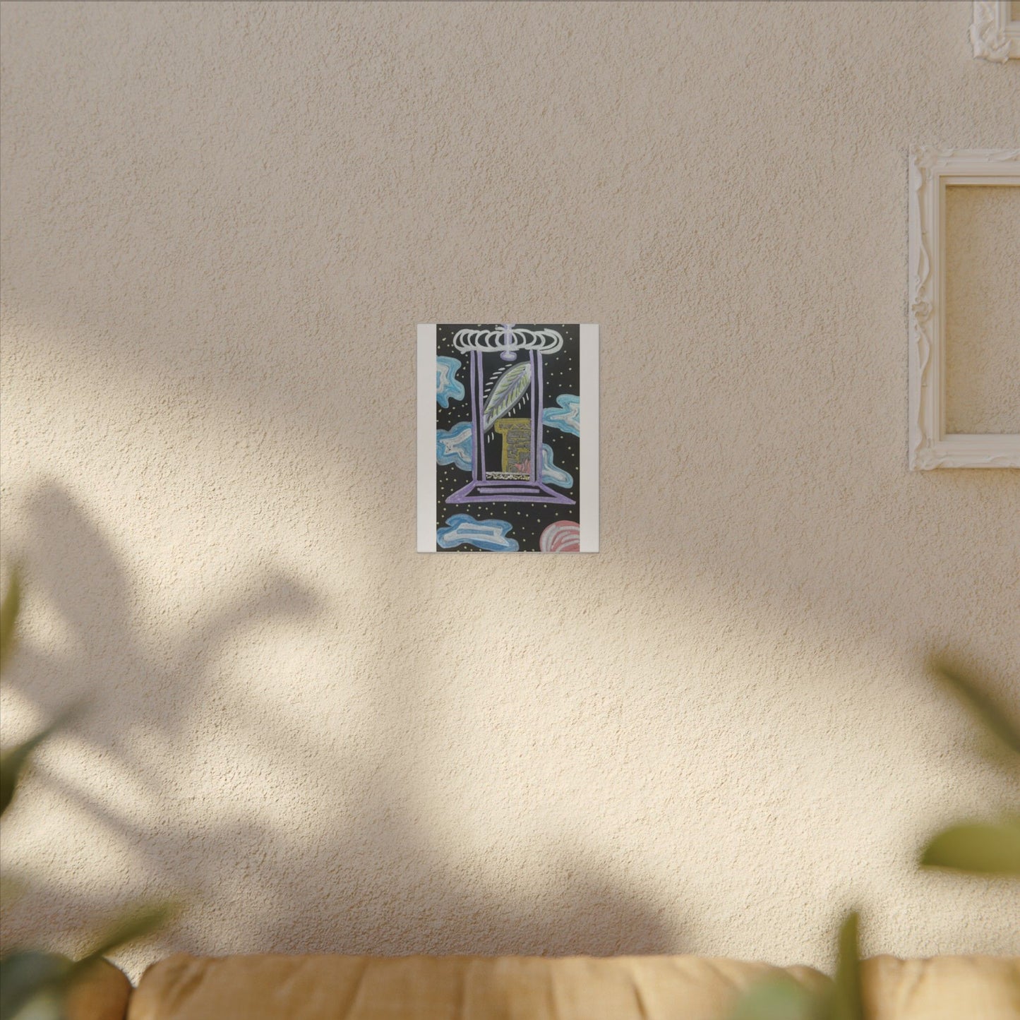 Eternal Hearth — Matte Canvas Art — Modern Stretched Wall Decor