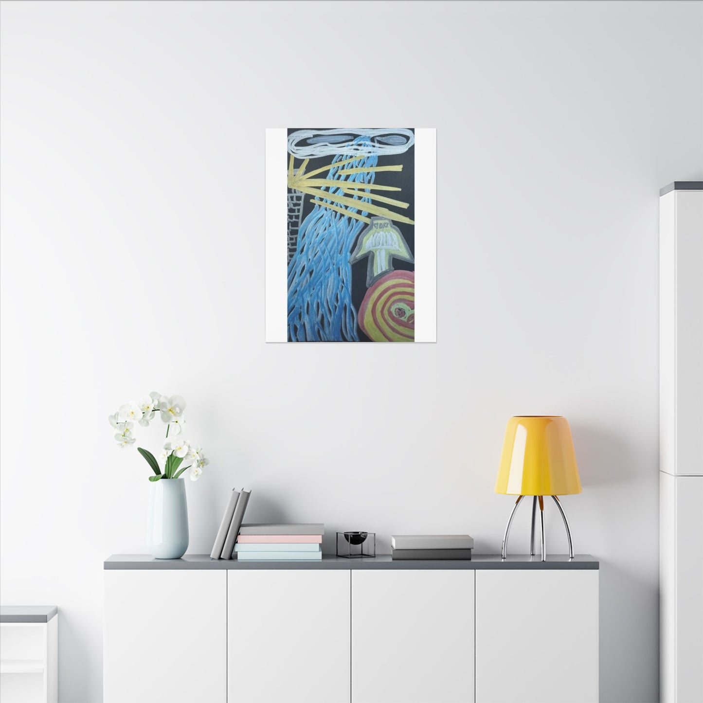 Lighthouse Hymns — Matte Canvas Art — Modern Stretched Wall Decor