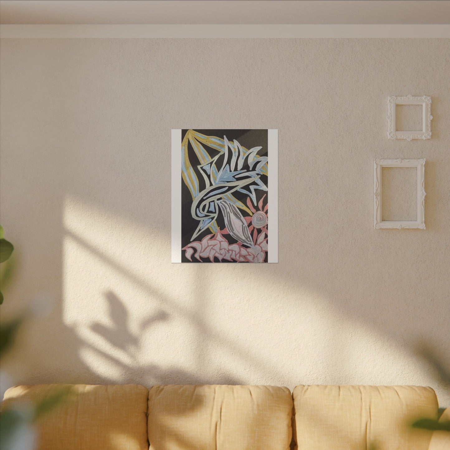 Lacerating Light — Matte Canvas Art — Modern Stretched Wall Decor