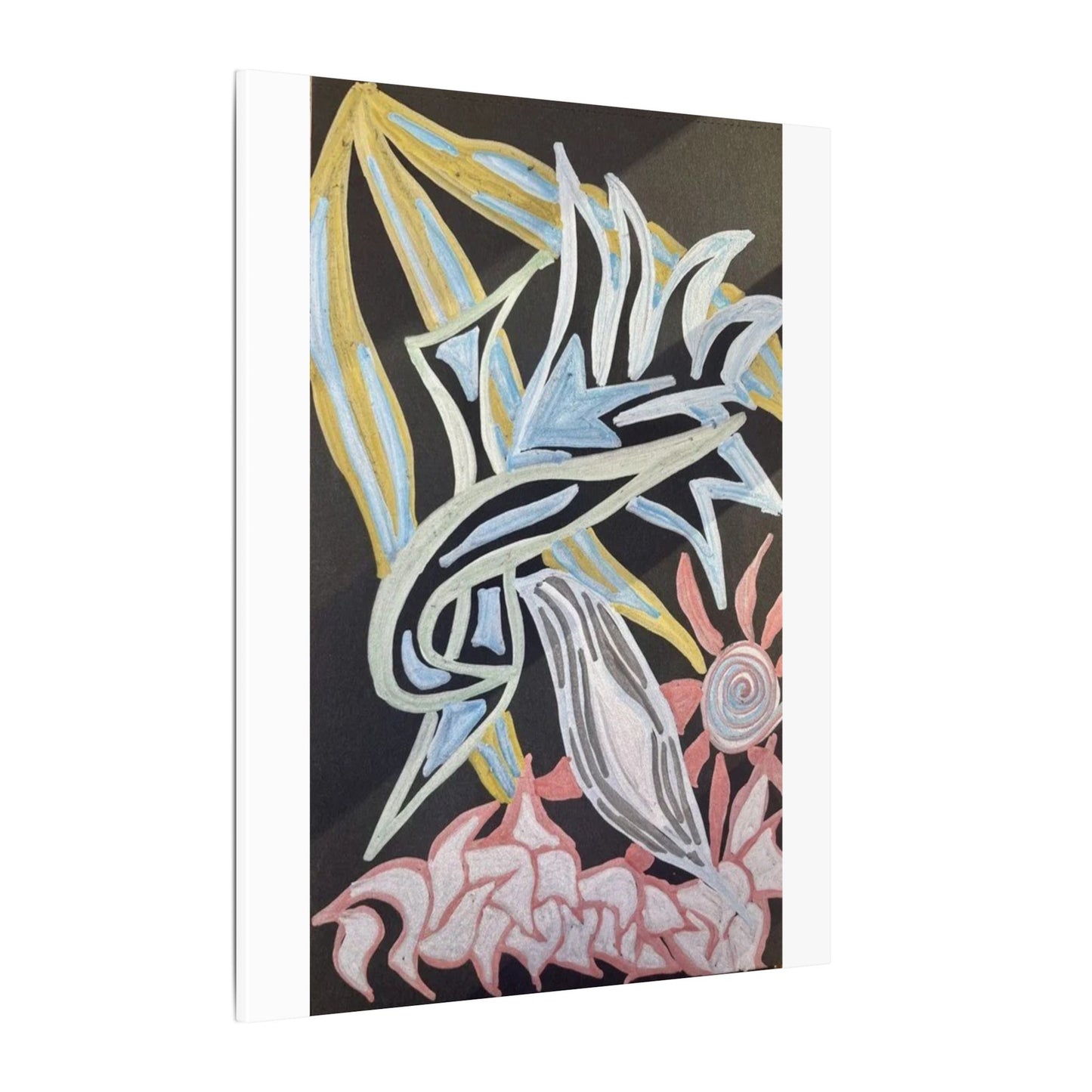 Lacerating Light — Matte Canvas Art — Modern Stretched Wall Decor
