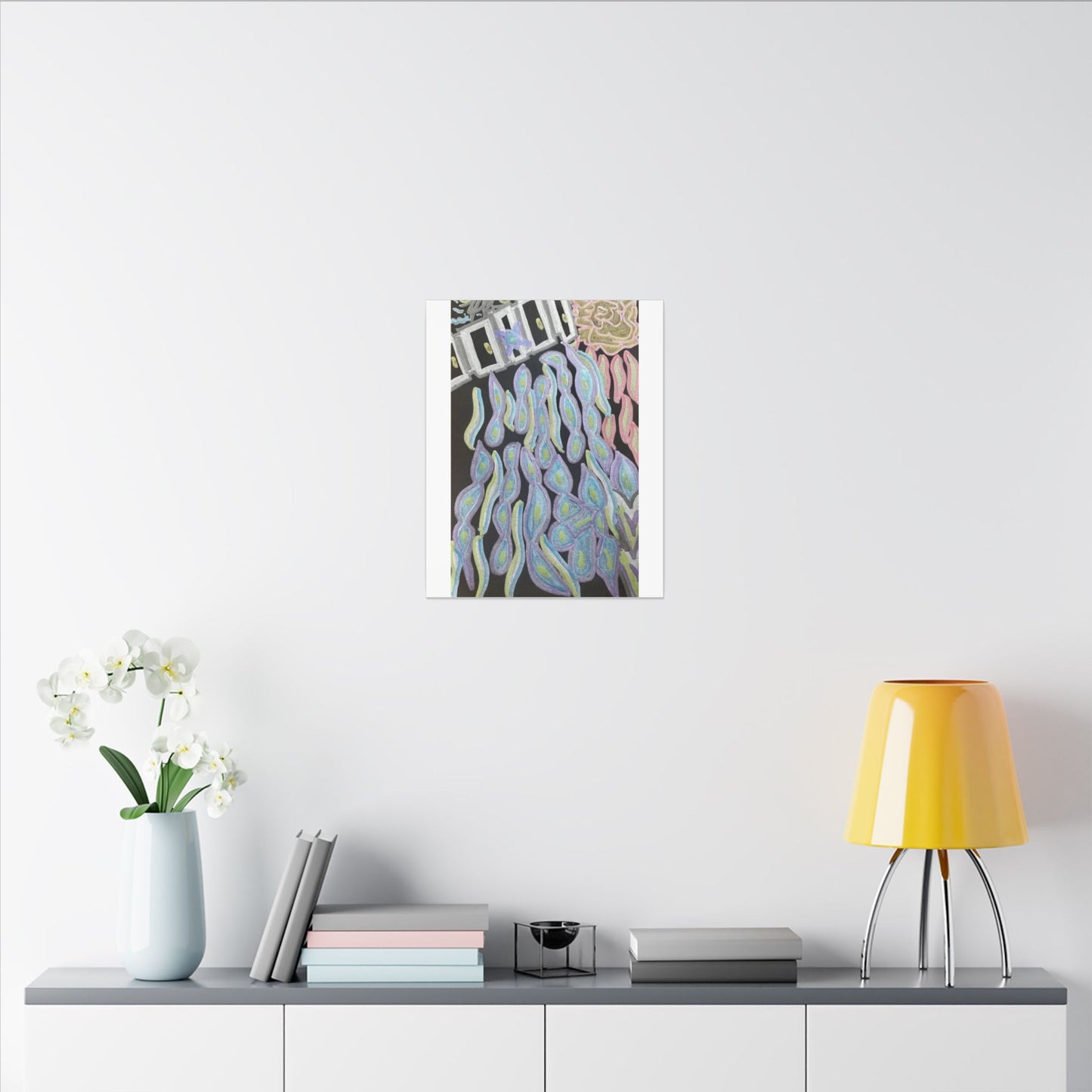 Past a Door in Time — Matte Canvas Art — Modern Stretched Wall Decor