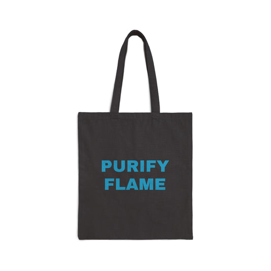 Copy of Inspirational Cotton Canvas Tote Bag - "Purify Flame" Design